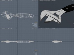 rolson 200mm wrench 3D Model