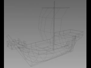 age of sail hanse cog 3D Model