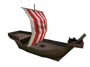 age of sail hanse cog 3D Модель