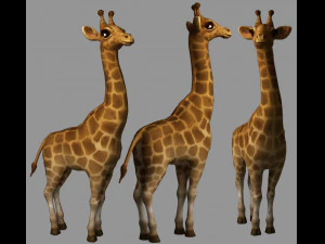 жирафа 3D Модель