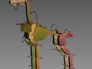 cerf blanc Modèle 3D