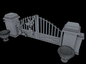 ranch gate 3D Model