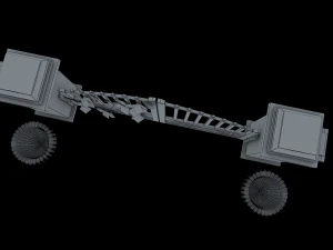 porte du ranch Modèle 3D