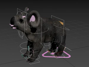 koala low-poly 3D Model