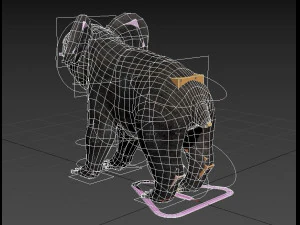 koala low-poly 3D Model