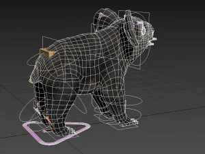 koala low-poly 3D Model
