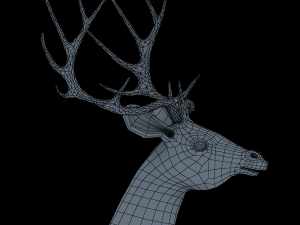 deer animal low-poly 3D मॉडल