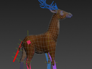 deer animal low-poly 3D मॉडल