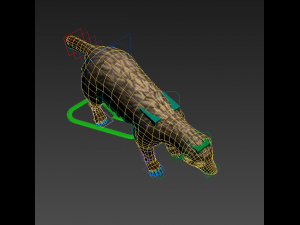 ratel low-poly 3D Model