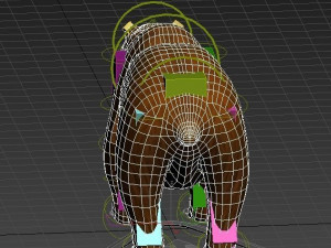 bear 3d low-poly 3D Model