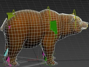 bear 3d low-poly 3D Model