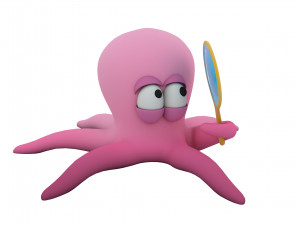 octopus low-poly Model 3D