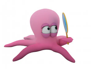 octopus low-poly 3D Model
