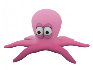 octopus low-poly 3D Model