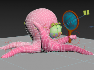 octopus low-poly Model 3D