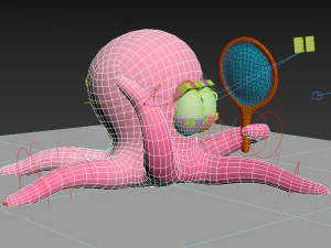 octopus low-poly 3D Model