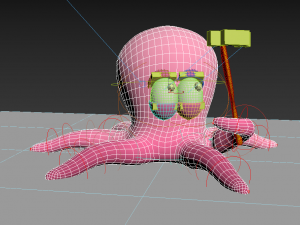 octopus low-poly Model 3D