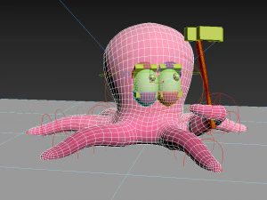 octopus low-poly 3D Model