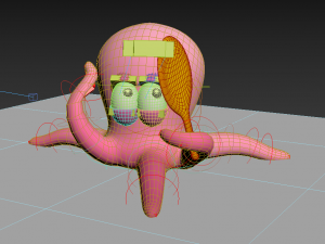octopus low-poly Model 3D