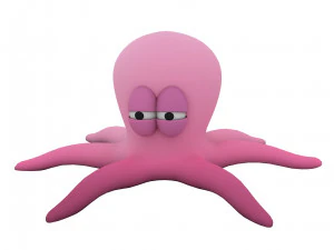 octopus low-poly 3D Model