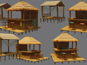 bungalow 3D 模型