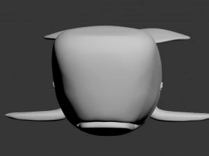 whale high poly 3D Model