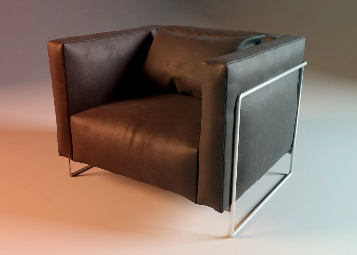 swan chair 3D Model .c4d .max .obj .3ds .fbx .stl .blend 