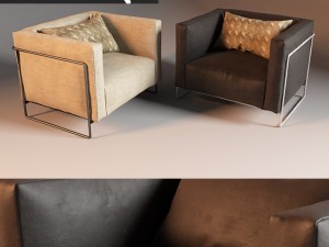 swan chair 3D मॉडल