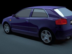 audi a3 Modèle 3D
