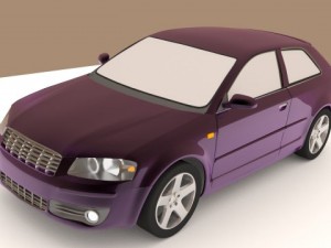 audi a3 Modèle 3D