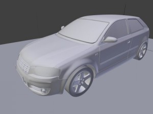 audi a3 Modèle 3D