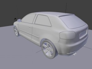 audi a3 Modèle 3D