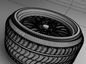 car wheels 3D Model