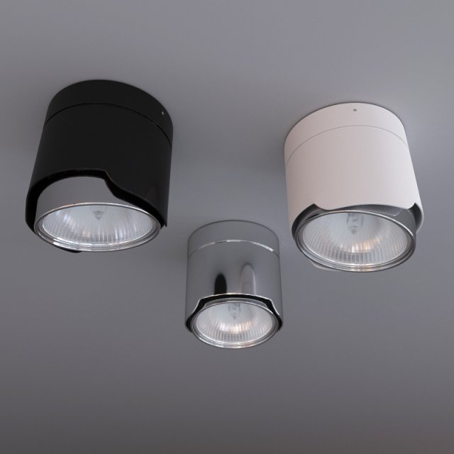 solid on base qr111 Model 3D .c4d .max .obj .3ds .fbx .stl .blend 