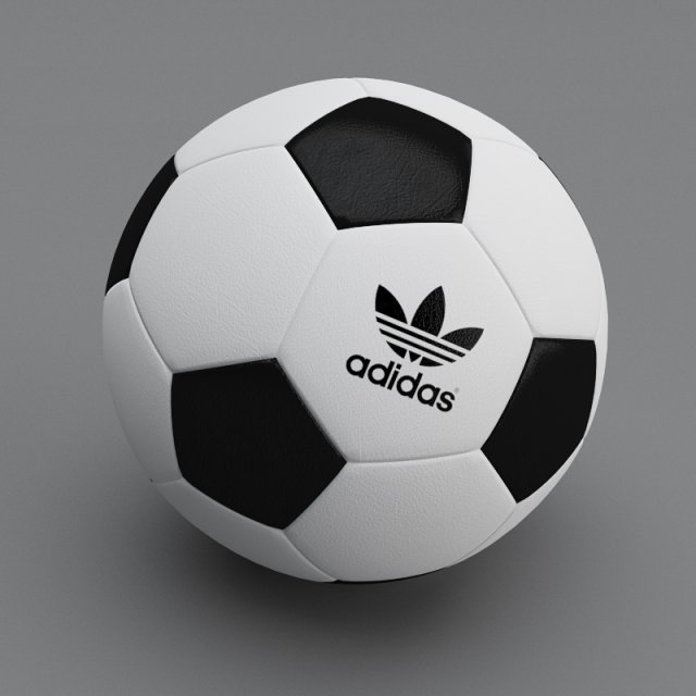 football ball 3D Model .c4d .max .obj .3ds .fbx .stl .blend 