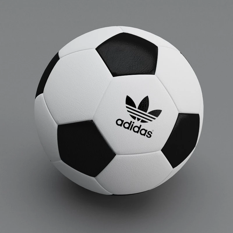 football ball 3D Model .c4d .max .obj .3ds .fbx .stl .blend 