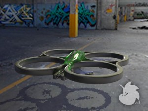 parrot ar drone 3D 모델