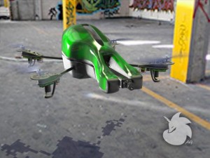 parrot ar drone 3D 모델