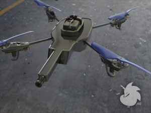 parrot ar drone 3D 모델