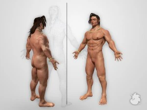 next gen warrior 3D Model