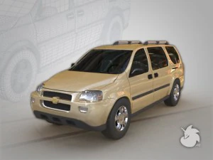 chevrolet uplander 3D Model