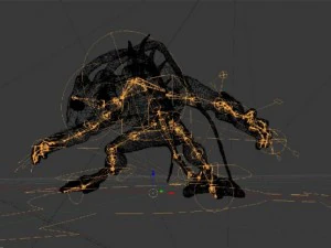 lizard creature 3D Model