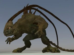 lizard creature 3D Model