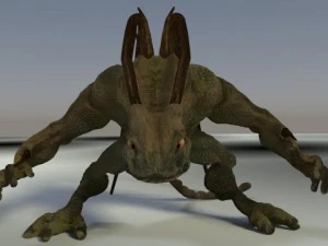 lizard creature 3D Model