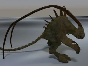 lizard creature 3D Model