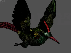 hummingbird 03   3ds max 2010 3D Model