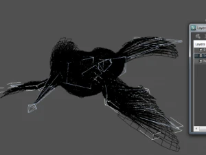 hummingbird 03   3ds max 2010 3D Model