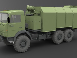 kamaz 5350 Modèle 3D