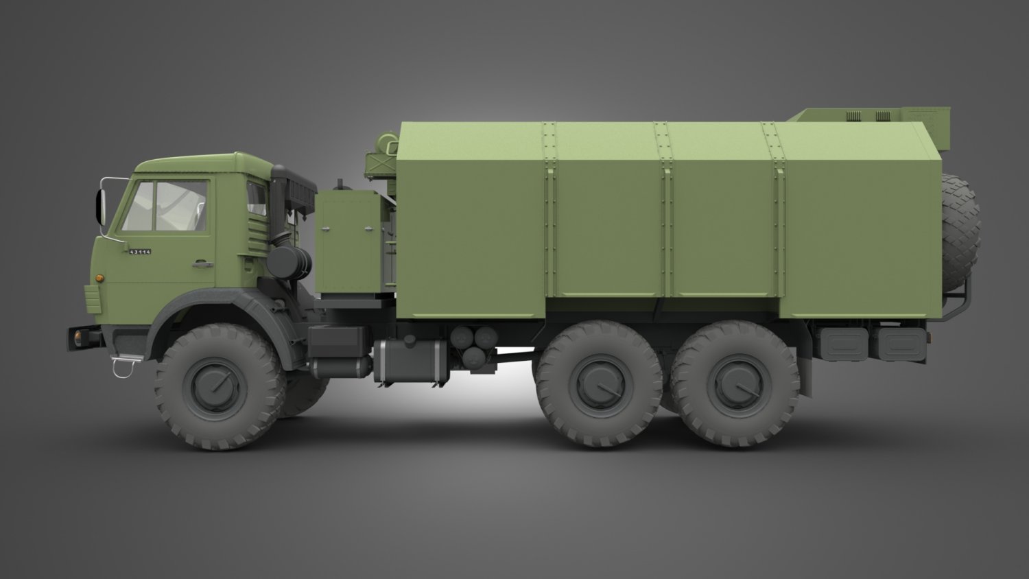 Камаз 3d model