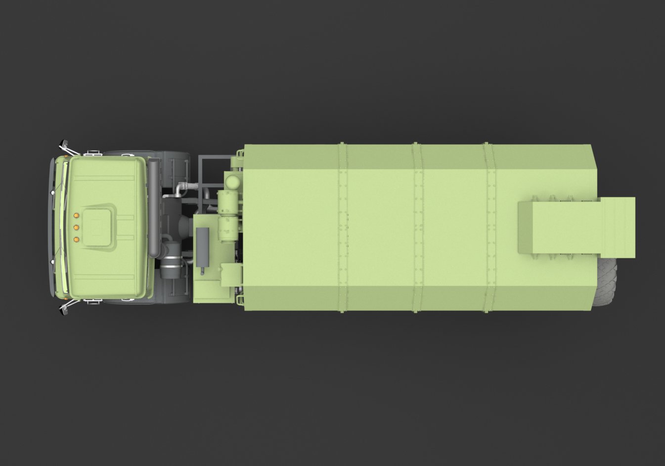 Камаз 3d model